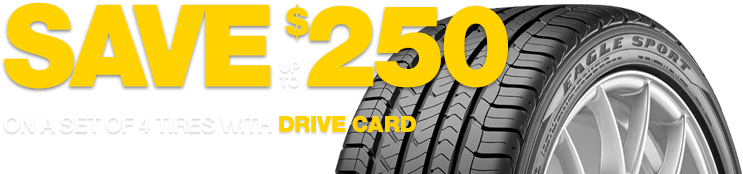 Tirebrand Promo Logo Goodyear - Goodyear Eagle Sport All-season 225/55 R18 98v (770x200), Png Download