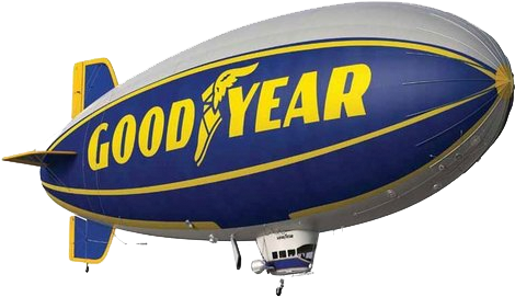 Header - Goodyear Blimp (480x308), Png Download