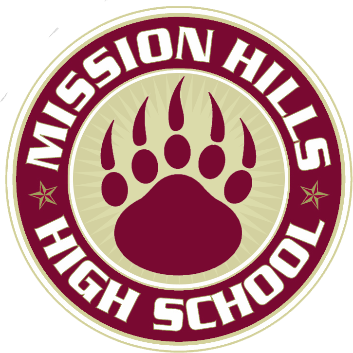 Mission Hills High School Home Of The Grizzlies - Mission Hills High School Mascot (736x740), Png Download