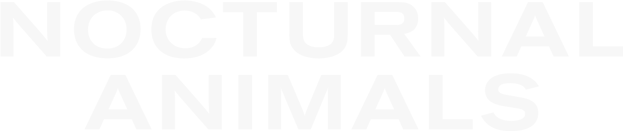 Nocturnal Animals - Nocturnal Animals Font (1257x269), Png Download