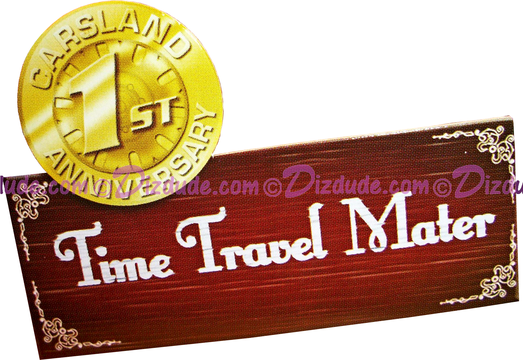 Disney Pixar “carsland 1st Anniversary” Radiator Springs - Coin (1675x1175), Png Download