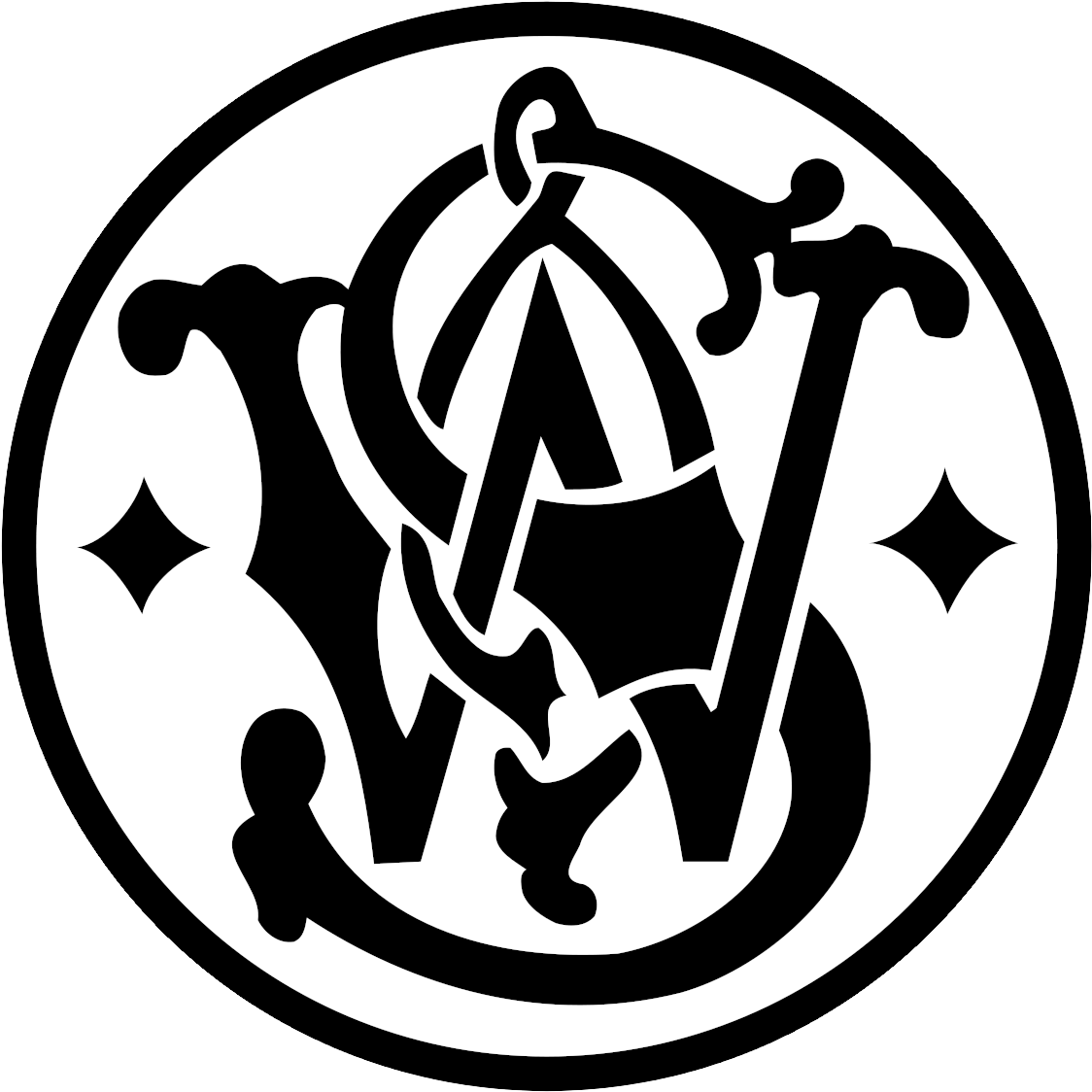 Smith & Wesson - Smith & Wesson M&p Logo (1237x1197), Png Download