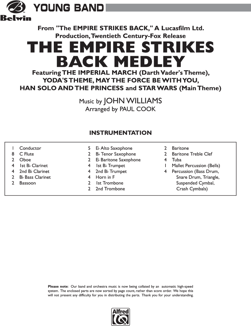 Empire Strikes Back Thumbnail - Pink Panther Band Score (865x1153), Png Download
