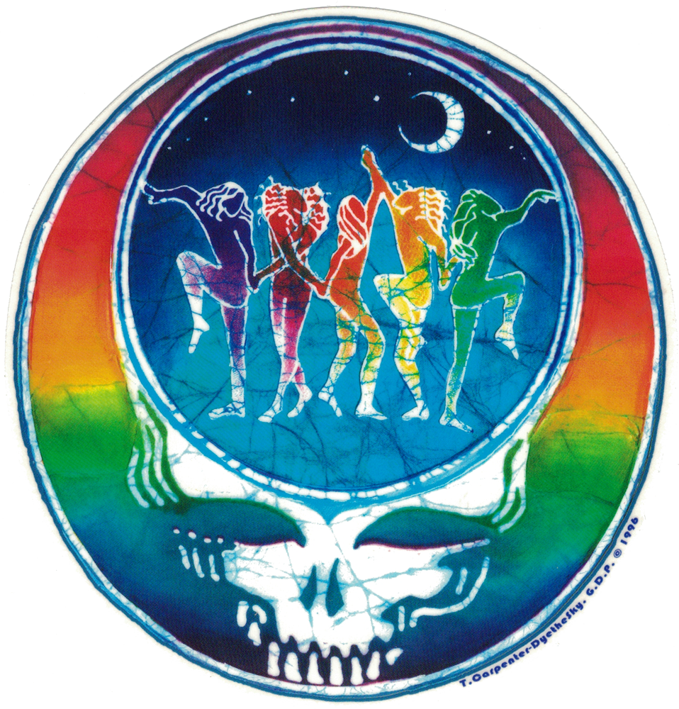 Grateful Dead Dance Your Face - Dancers Steal Your Face Art Decal (958x1000), Png Download