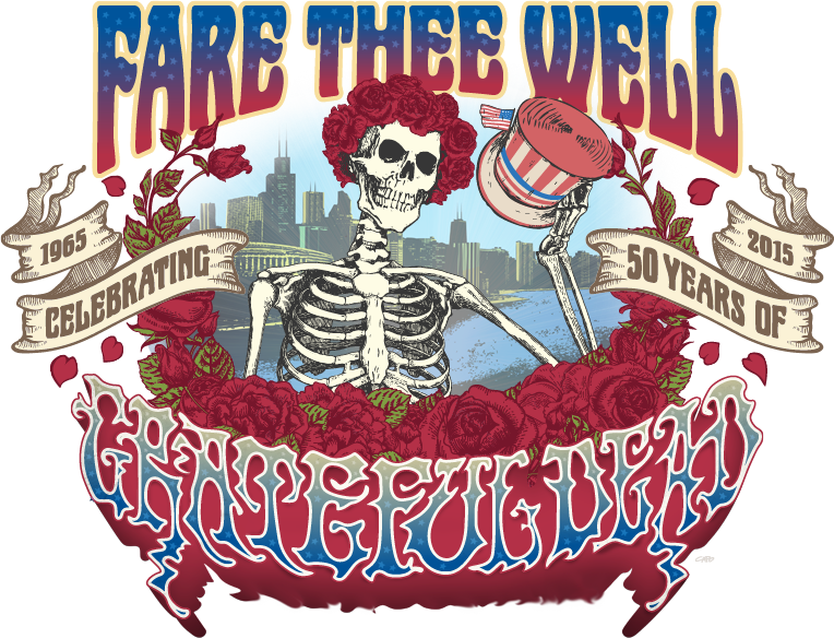 Grateful Dead - Grateful Dead Fare Thee Well Tour (764x584), Png Download