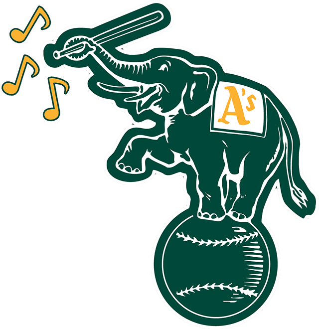 Oakland A's Walk Up Music - Oakland Athletics Logo Elephant (640x660), Png Download