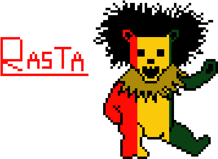 Grateful Dead Bear (705x370), Png Download
