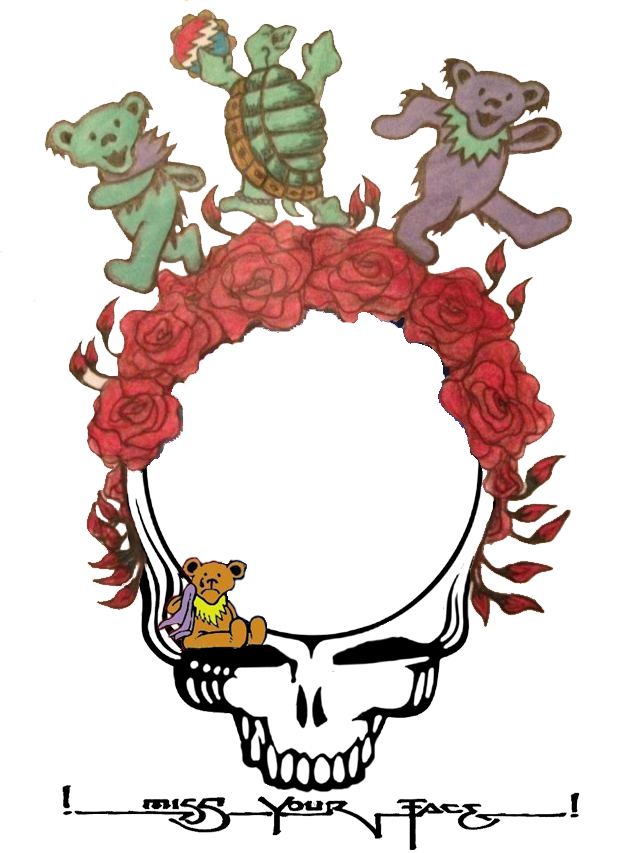 Grateful Dead, Beatles, The Beatles - Grateful Dead Steal Your Face (640x853), Png Download