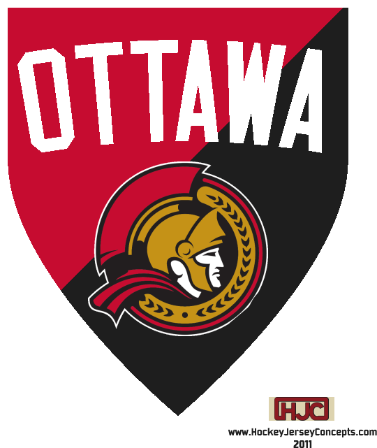 Obviously The Ottawa Shield Logo Gives Us Nothing Except - Wincraft Nhl 2-pack Of 4"x4" Die-cut Decals (ottawa (590x700), Png Download