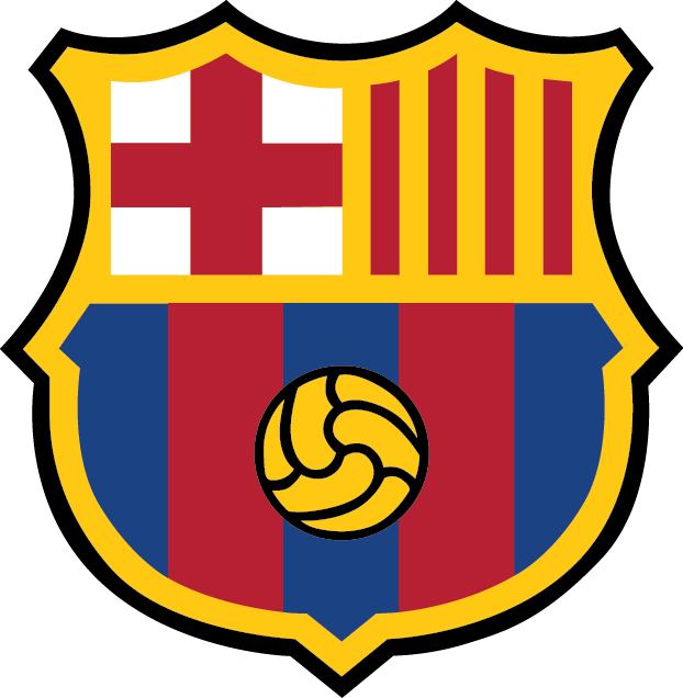 Barcelona New Logo Vector Download - Fc Barcelona New Logo (622x636), Png Download