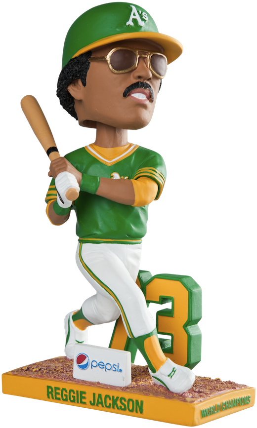 Oakland Athletics Bobbleheads (640x966), Png Download