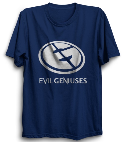 Team Evil Geniuses Half Sleeve Navy Blue - Evil Geniuses (600x600), Png Download