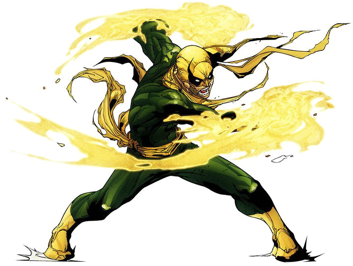 Iron Fist Png Transparent Image - Dessin Iron Fist (900x636), Png Download