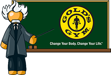 T-shirt Small Golds Gym Stronger With Golds Gym Health (436x315), Png Download