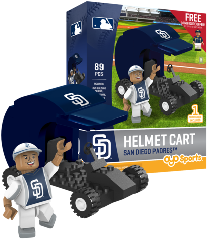 Mlb San Diego Padres Helmet Cart - San Diego Padres (480x480), Png Download