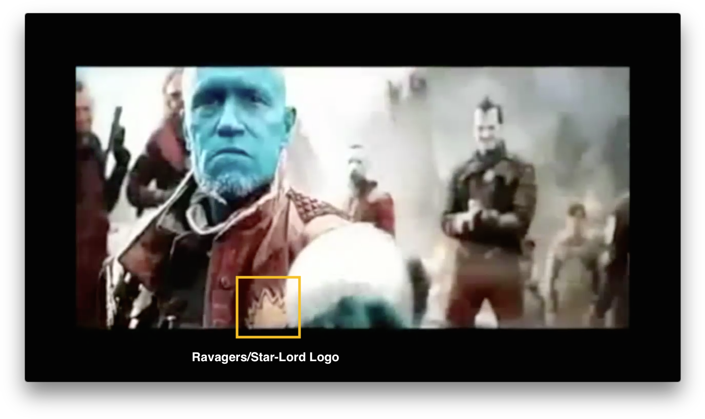 The Ravagers, Lead By Yondu, Have A Logo That Resembles - Guardians Of The Galaxy Ravagers Logo (1392x832), Png Download