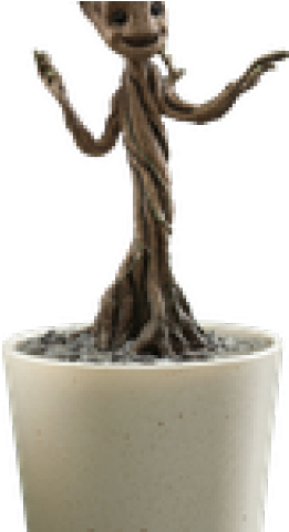 Guardians Of The Galaxy Clipart Logo - Marvel: Hot Toys Deluxe Action Figure: Little Groot (640x480), Png Download