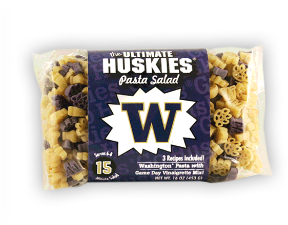 Washington Huskies Pasta Salad - Pasta Shoppe Kentucky Uk Wildcats Blue White Shaped (600x450), Png Download