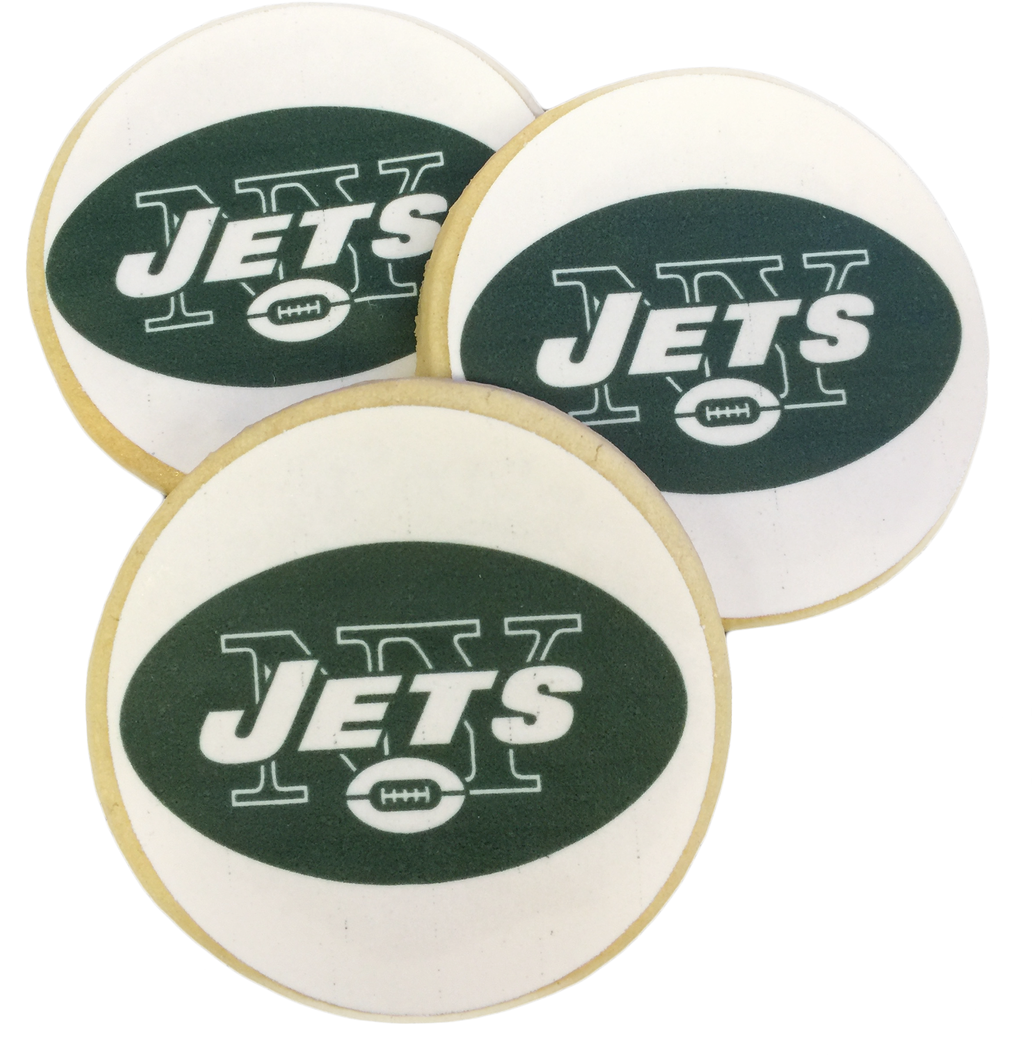 Sports Team Sugar Cookies - New York Jets (2448x2160), Png Download