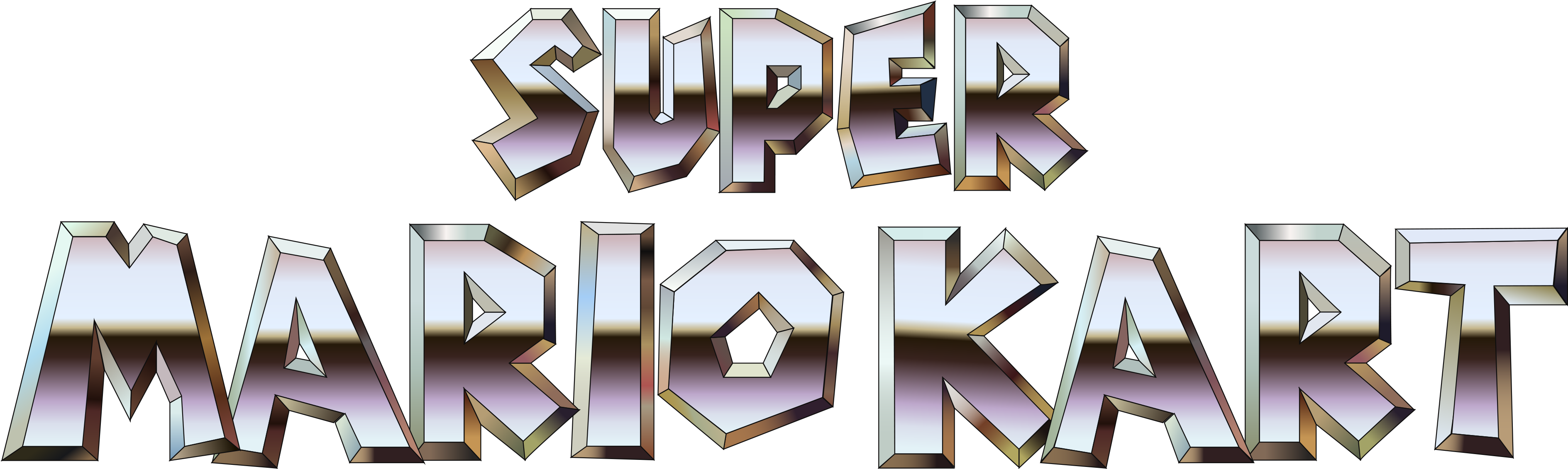 Super Mario Kart (3830x2123), Png Download