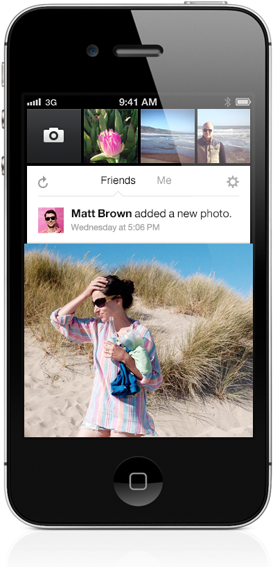 How Are Facebook Camera And Instagram Different - New Facebook Camera App (394x817), Png Download