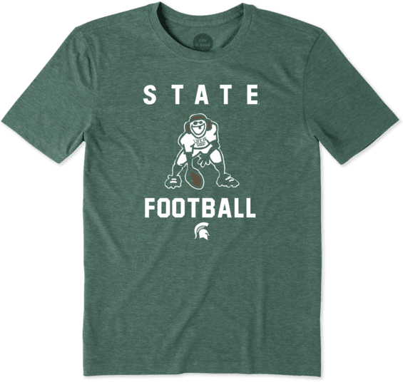 Men's Michigan State Football Jake Cool Tee - Uf Bkstr Shorts Gators Brands (570x570), Png Download