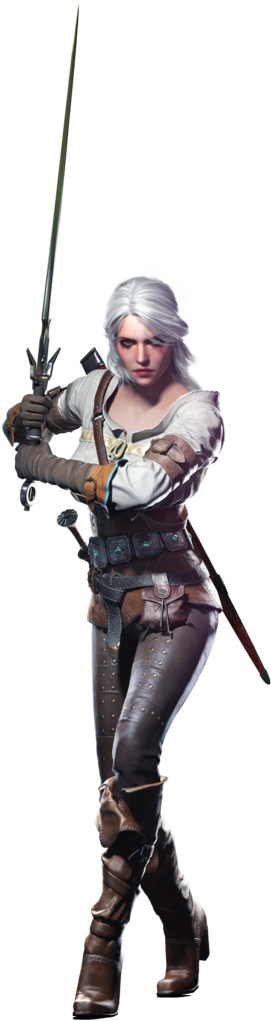 Ciri The Witcher 3 Png - Ciri The Witcher Png (743x1075), Png Download