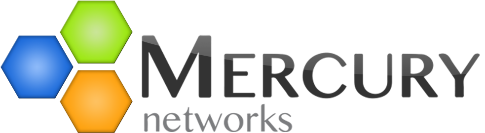 Logo - Mercury Networks Logo (1032x318), Png Download