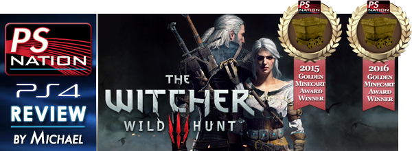 2016 Golden Minecart Awards - Witcher 3 Awards Png (600x220), Png Download
