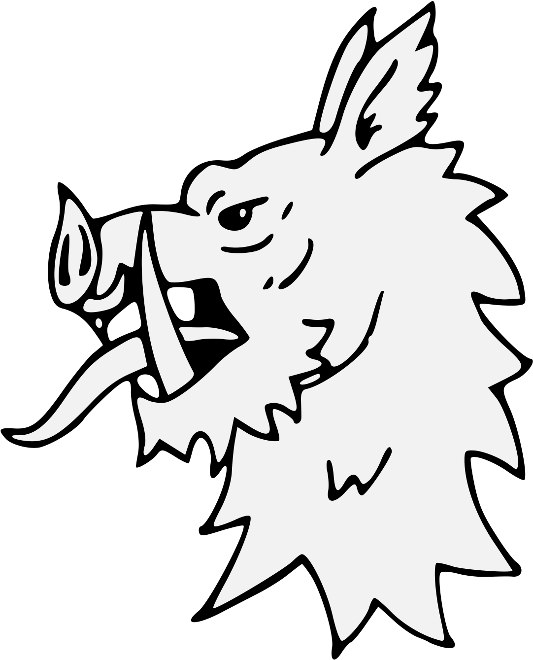 Boar's Head Erased - Wild Boar (1106x1358), Png Download