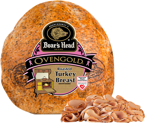 Oven Gold Turkey Breast - Boar's Head Oven Gold Turkey Breast (500x472), Png Download