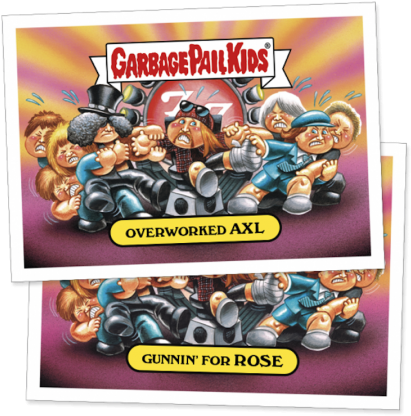2016 Festival Headliners Beck, Radiohead, Guns N' Roses - Garbage Pail Kids Guns N Roses (450x450), Png Download