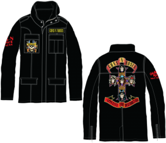Guns N Roses Army Jacket (550x550), Png Download