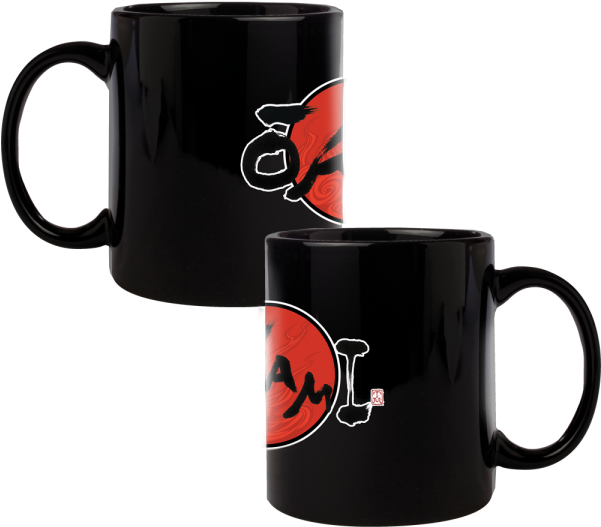 Okami Mug Logo - God Of War Mug (600x600), Png Download