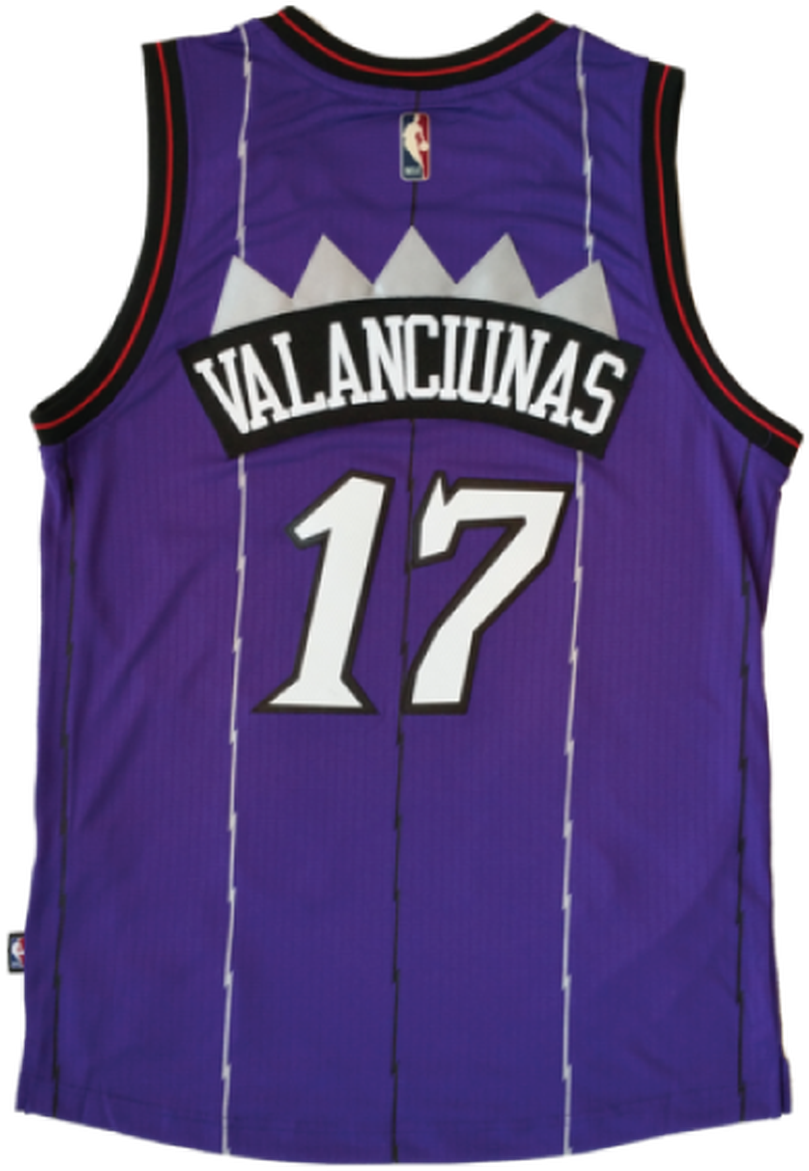 Toronto Raptors Jonas Valanciunas Hardwood Classic (1292x1292), Png Download