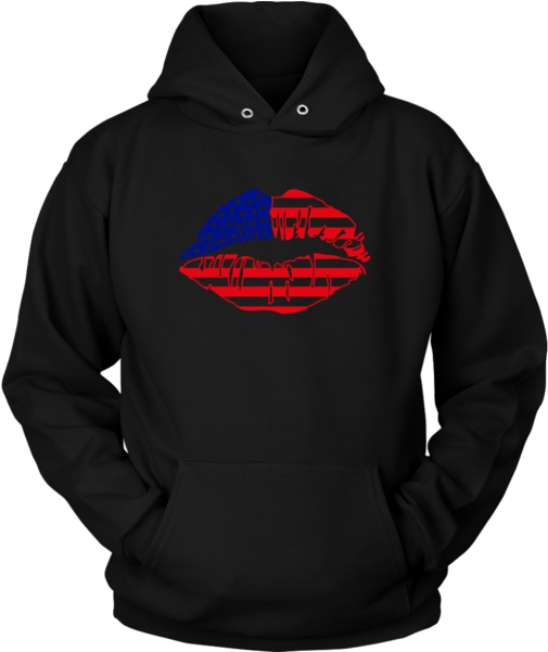 American Girl Lips Hoodie - Xxxtentacion Clothes (600x600), Png Download