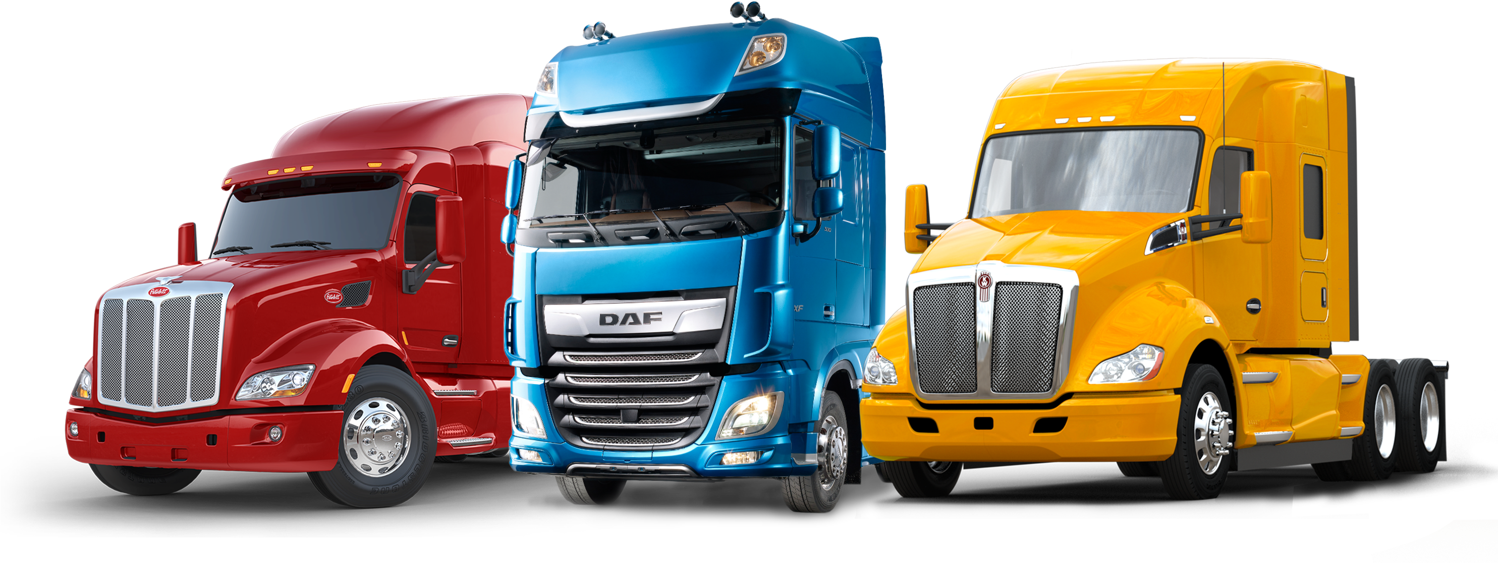 Download - Kenworth Trucks (2968x1224), Png Download