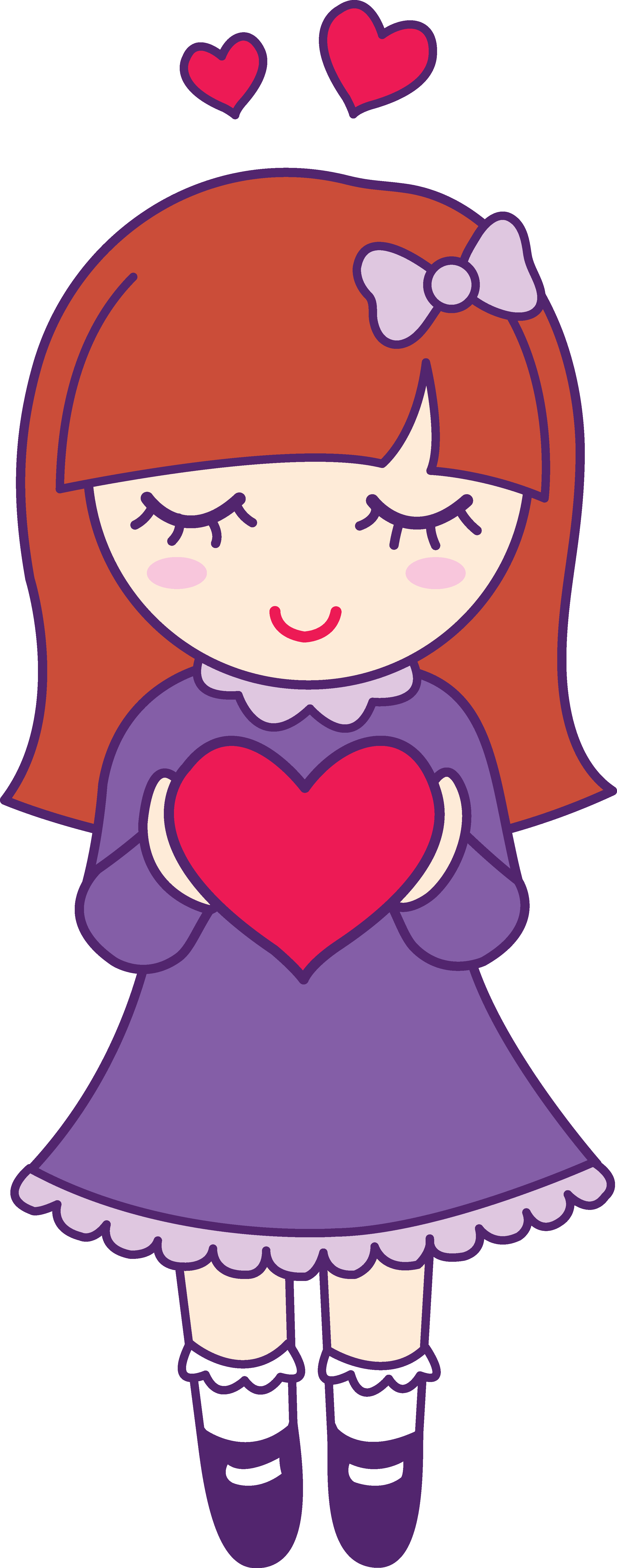 Girl Clipart, Suggestions For Girl Clipart, Download - Frases De Cumpleaños Para Una Hermana Para Facebook (2798x7107), Png Download