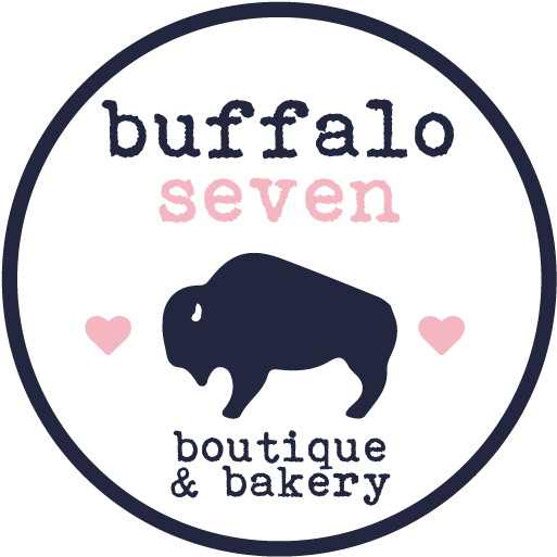 Buffalo Seven Boutique And Bakery Logo-03 - Self Preservation Society Pink Tablet - Ipad Mini (vertical) (539x524), Png Download