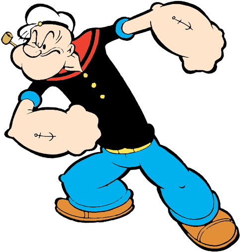Popeye The Sailor Man Clipart - Popeye The Sailor Man Logo (500x524), Png Download