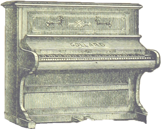 Victorian Vintage Piano - Piano (738x585), Png Download