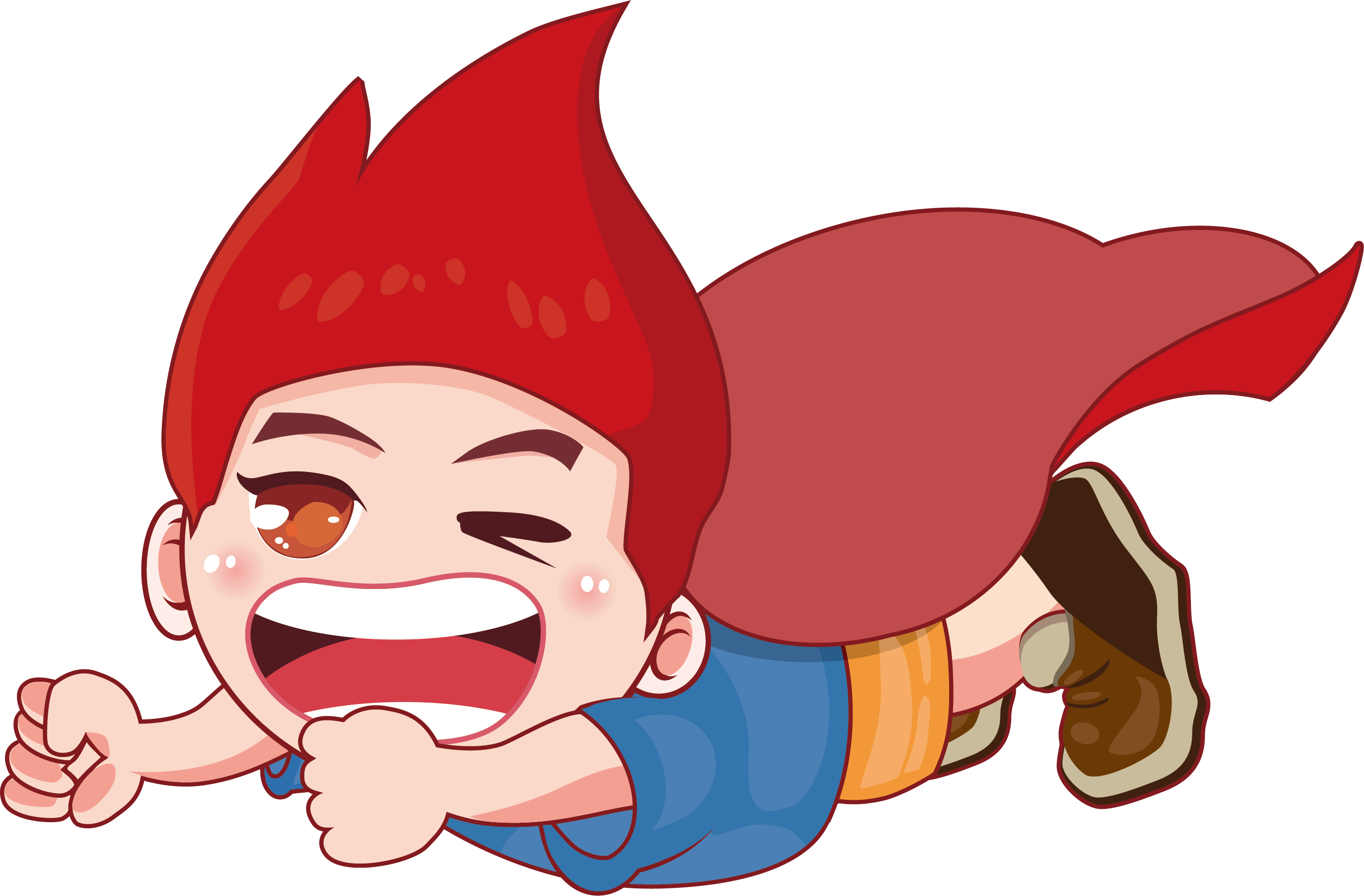 Superman Cartoon Clip Art - Cartoon (2679x1760), Png Download