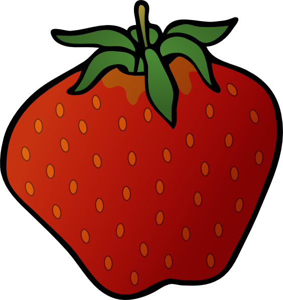 Original Png Clip Art File Strawberry 10 Svg Images (564x599), Png Download