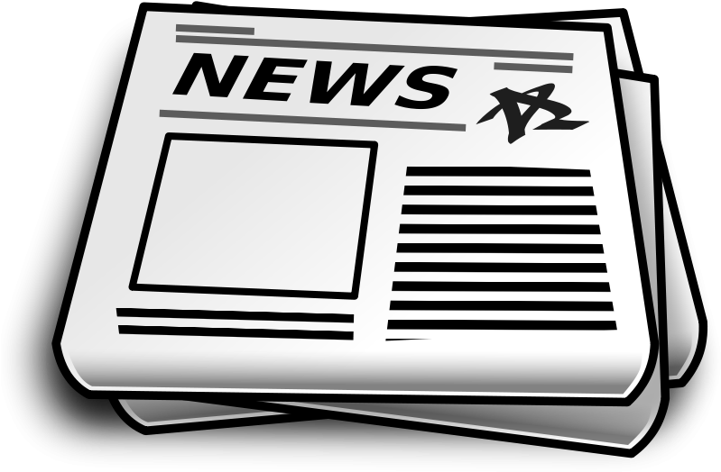 Newspaper Clipart Icon - News Clip Art (800x800), Png Download