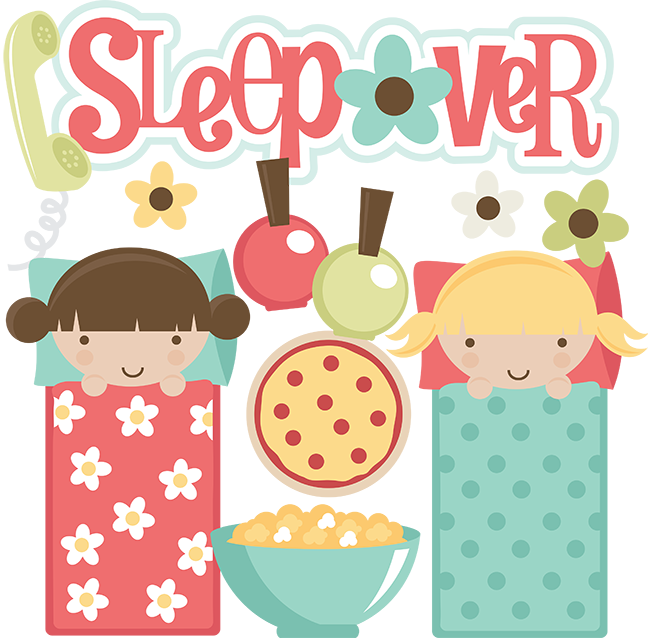 Slumber Party Sleepover Party Clipart Wikiclipart - Sleepover Clipart (648x638), Png Download