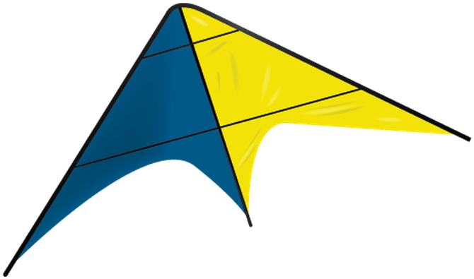 Kite Clipart Triangle - Kites Clipart (684x399), Png Download