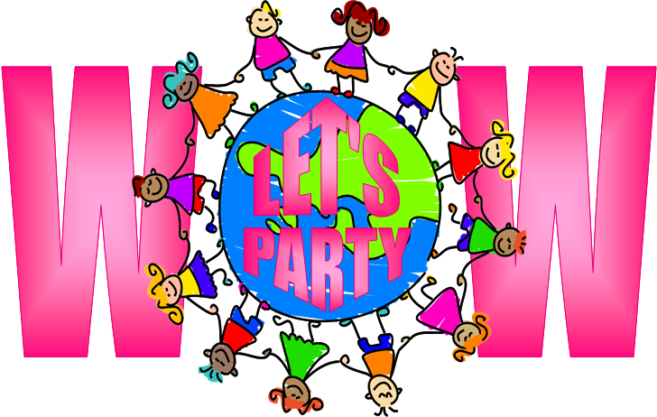 Wow Let's Party Clipart - Wow Party (728x462), Png Download