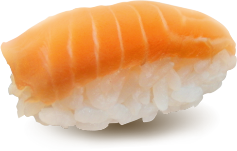 Best Free Sushi Png Icon - Sushi Orange (488x312), Png Download