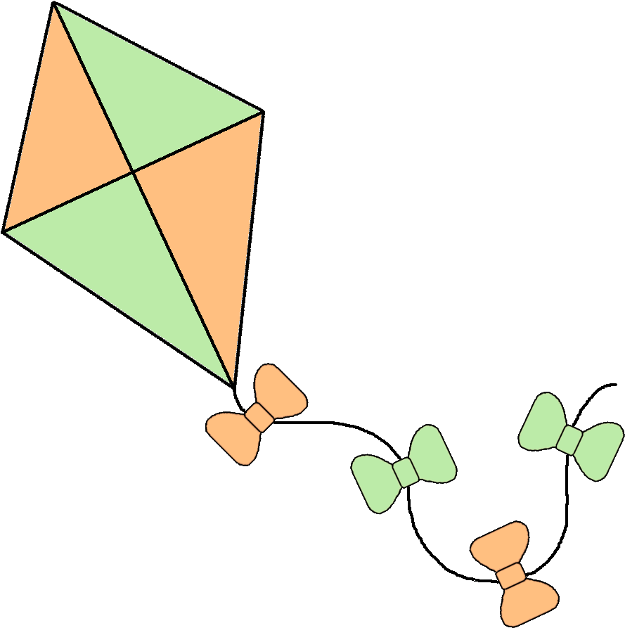 Download The Files Here - Kite Clip Art (937x917), Png Download