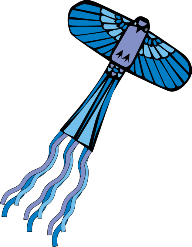 Kites Clip Art At Clker - Clip Art (640x823), Png Download